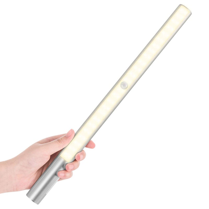 BLS LED Closet Light Battery Operated, T402 Super Bright Wireless Under Cabinet Lighting | Motion Sensor Light | Large 4500mAh Rechargeable Battery Powered | 4000K Daylight White | 180 Days Run Time - Image 1